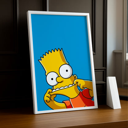 Cadre Photo Les Simpsons - Bart Grimace