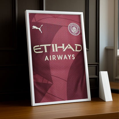 Cadre photo Maillot de Manchester City Third