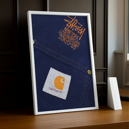 Poster Carhartt – Collab x Stussy