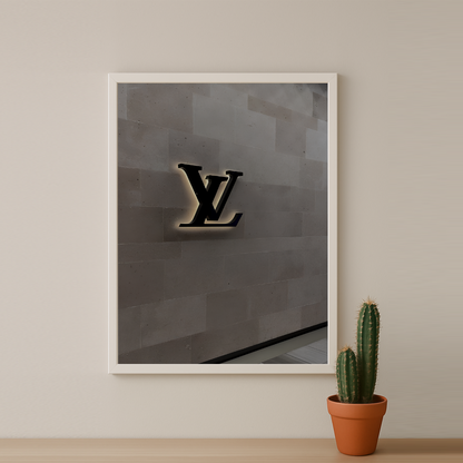 Cadre photo Louis Vuitton Wall logo