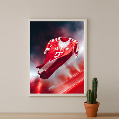 Poster Maillot Football - Bayern Munich Domicile 25-26
