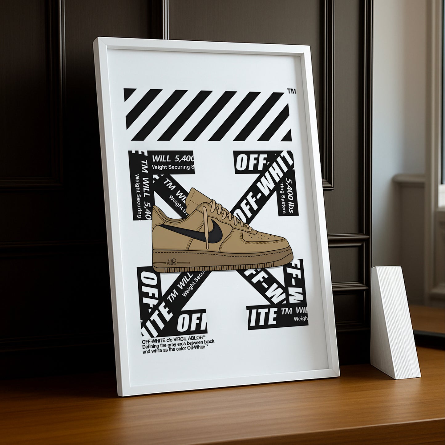 Cadre photo Air Force 1 x Off-White