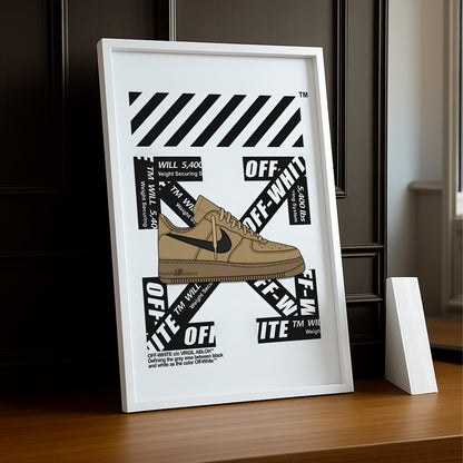 Cadre photo Air Force 1 x Off-White