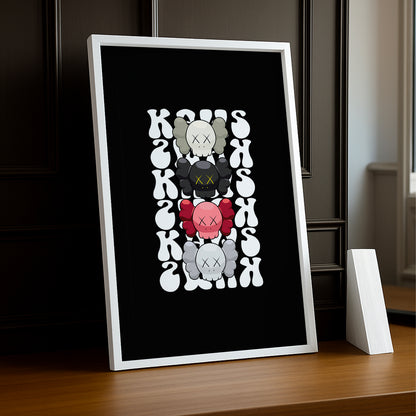 Poster Kaws head