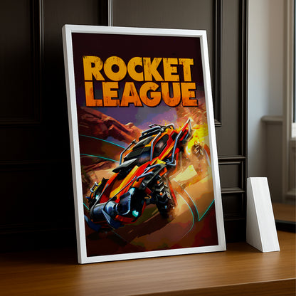 Cadre Photo Rocket League - Orange