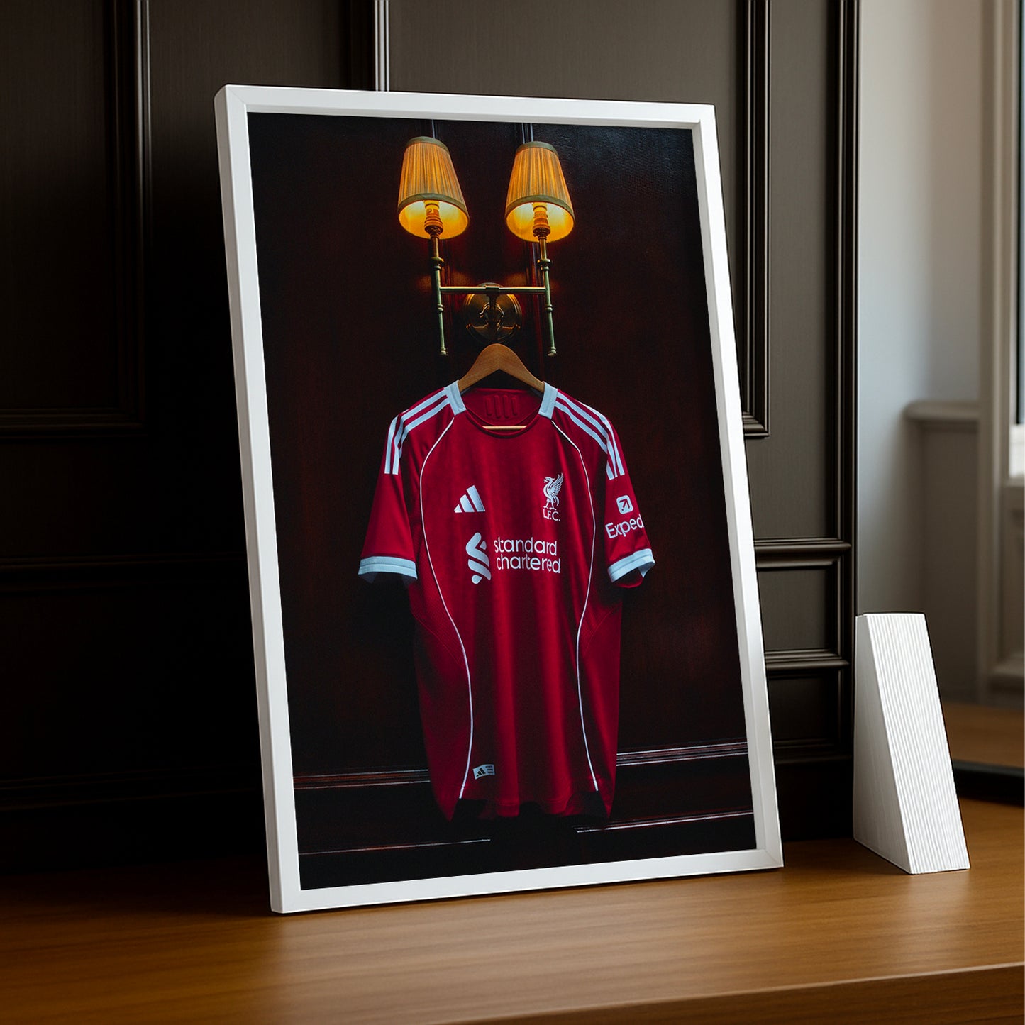 Cadre photo - Maillot Liverpool FC 25-26