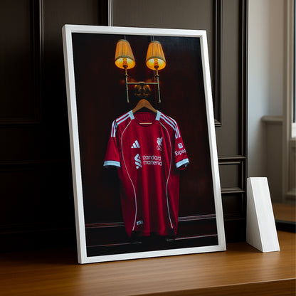 Cadre photo - Maillot Liverpool FC 25-26