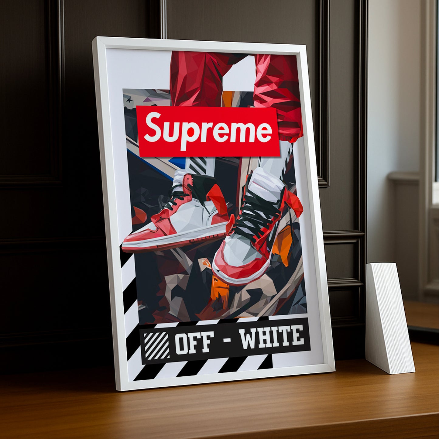 Cadre photo Off-White x Supreme