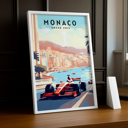 Poster encadrée Formule 1 - Grand Prix de Monaco
