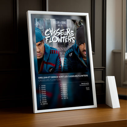 Cadre photo Orelsan et Cringe sont les casseurs flowters