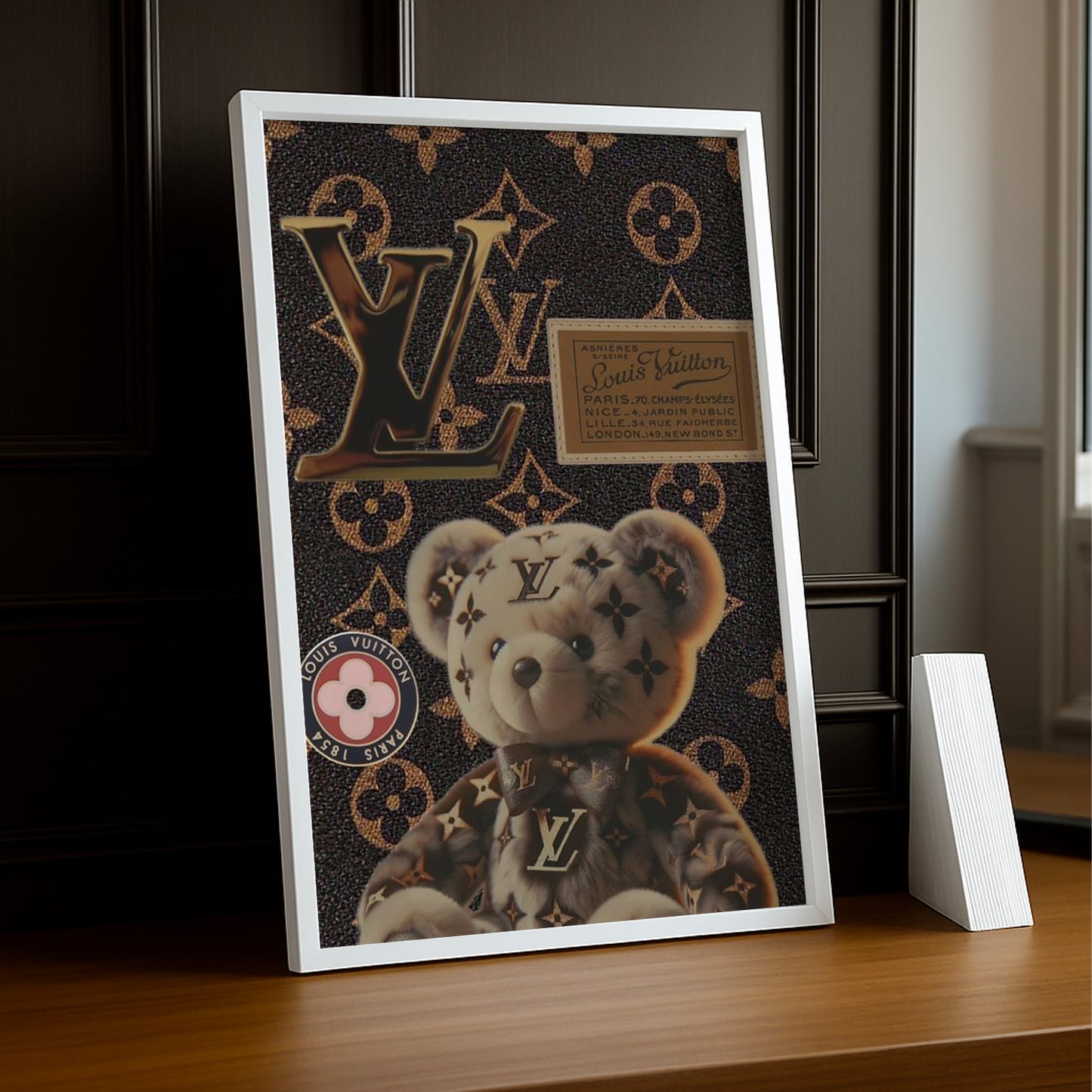 Cadre photo Louis Vuitton - Ours & Badge