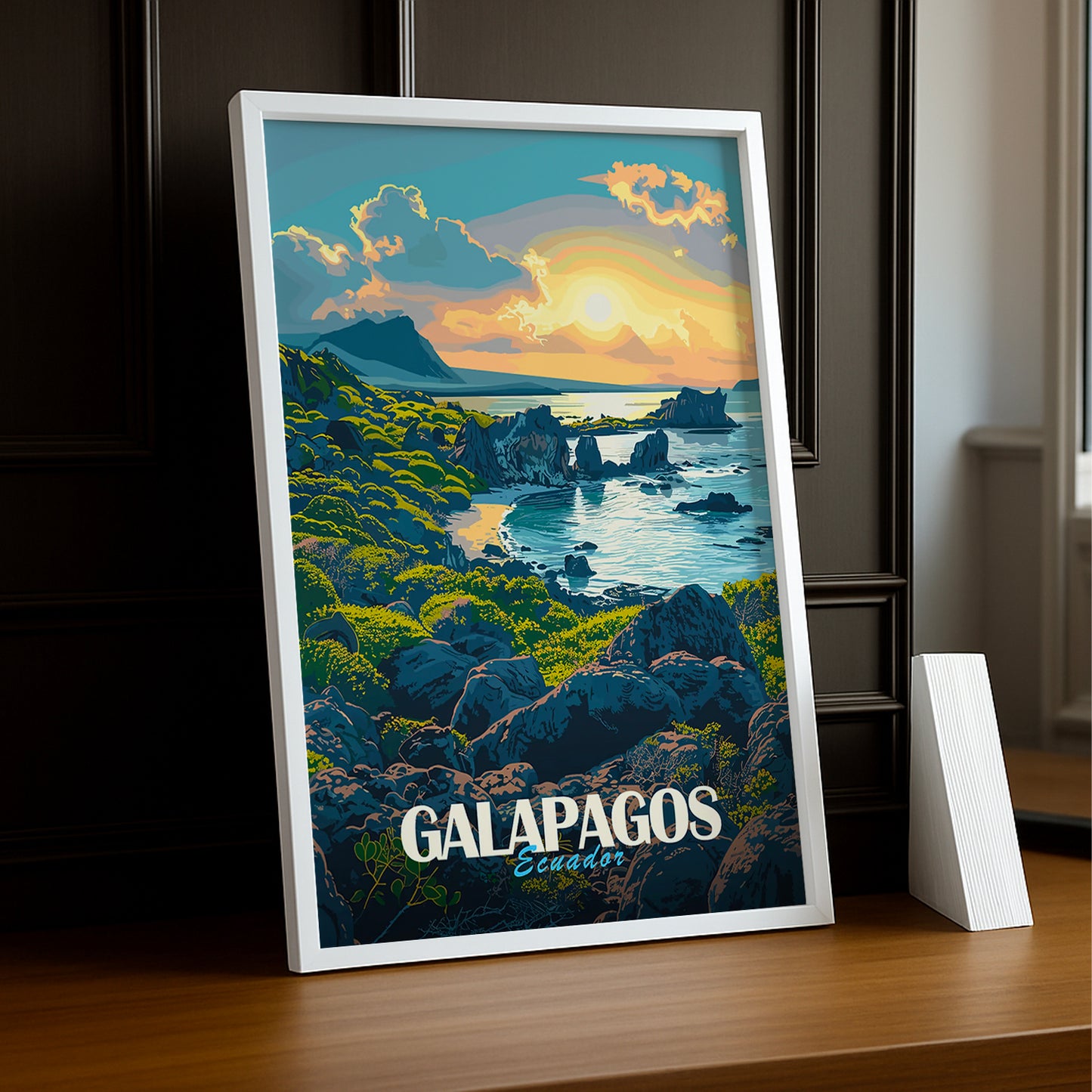 Cadre photo Galapagos Ecuador