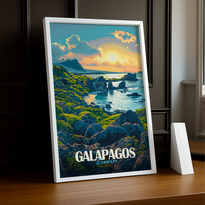 Cadre photo Galapagos Ecuador