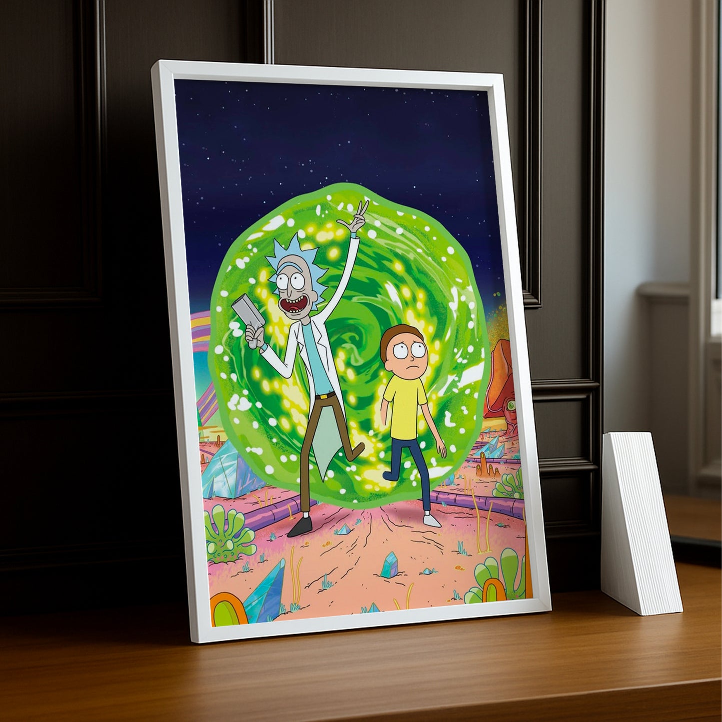 Cadre photo de Rick et Morty