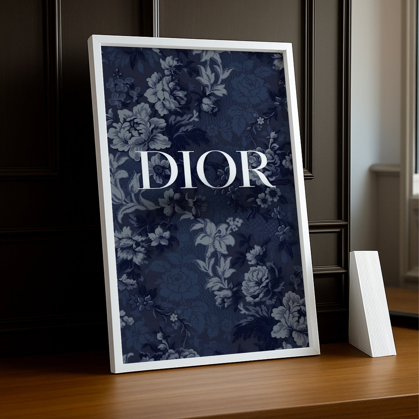 Cadre photo Dior Blue Flowers