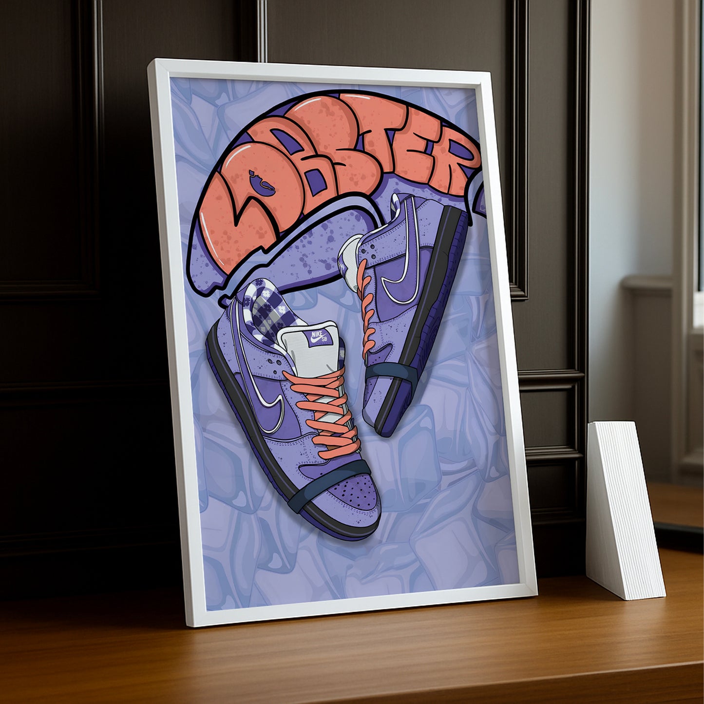 Poster Nike Dunk Lobster purple