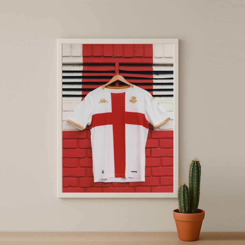 Poster Maillot Football - Genoa Kit 25-26