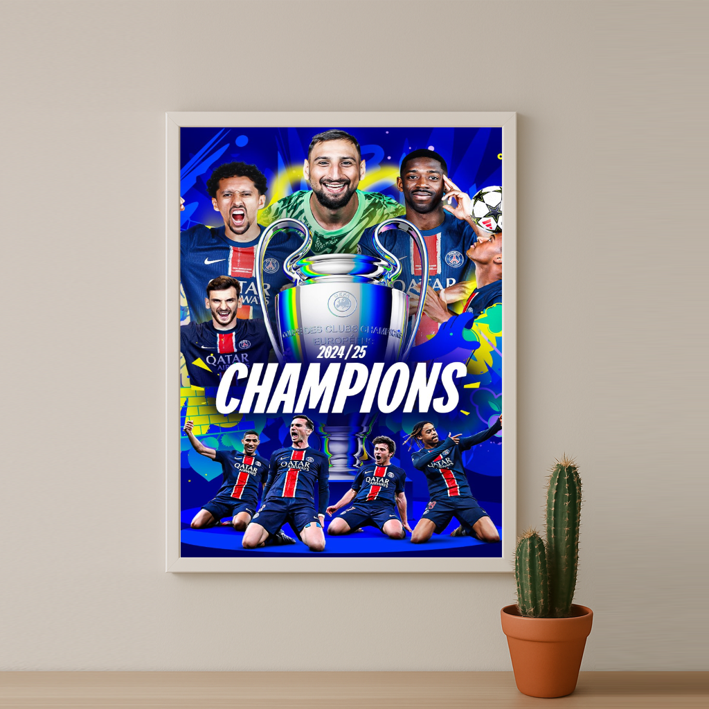 Cadre photo PSG Ligue des champions