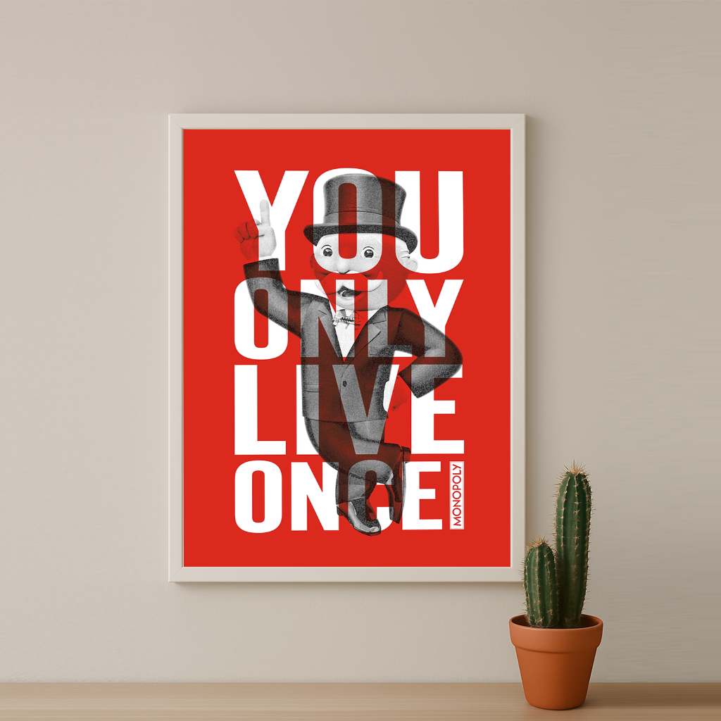 Monopoly You Only Live Once - Poster