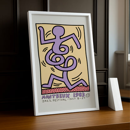 Cadre photo Keith Haring