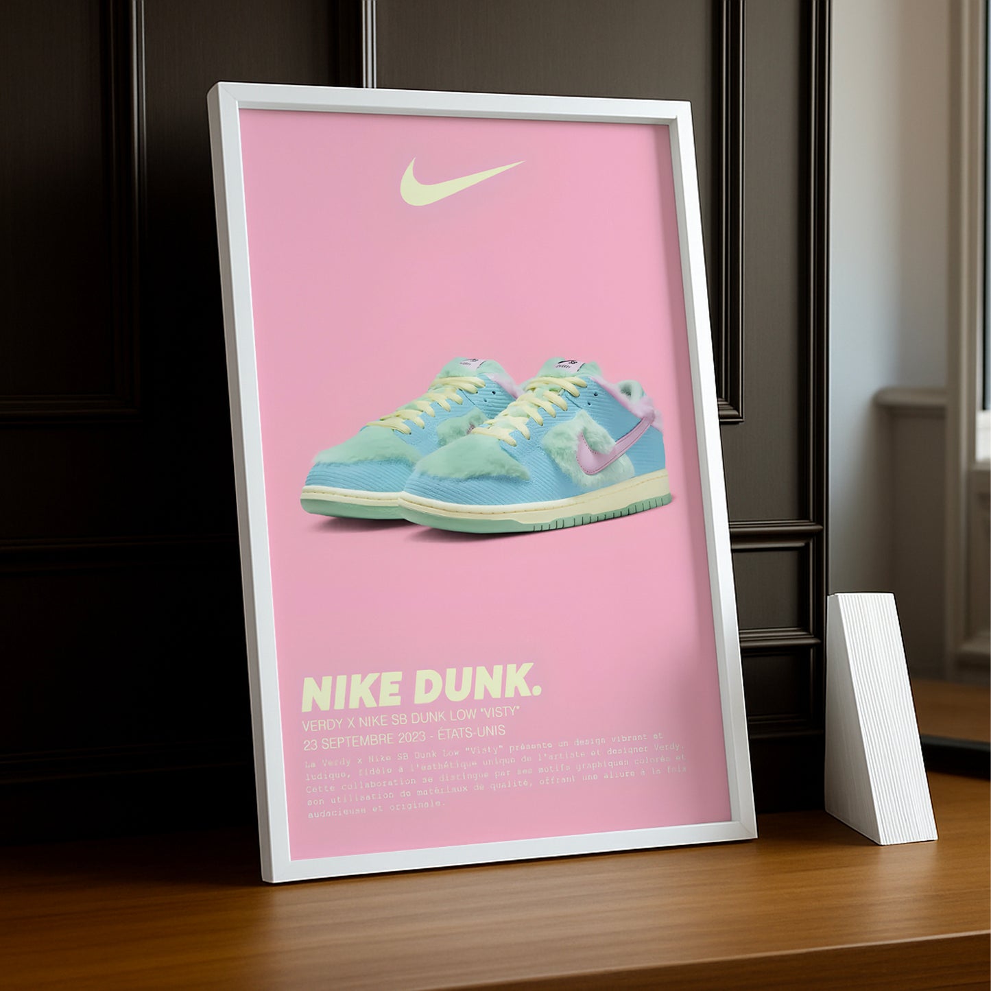 Verdy x Nike SB Dunk Low Visity Fotorahmen 