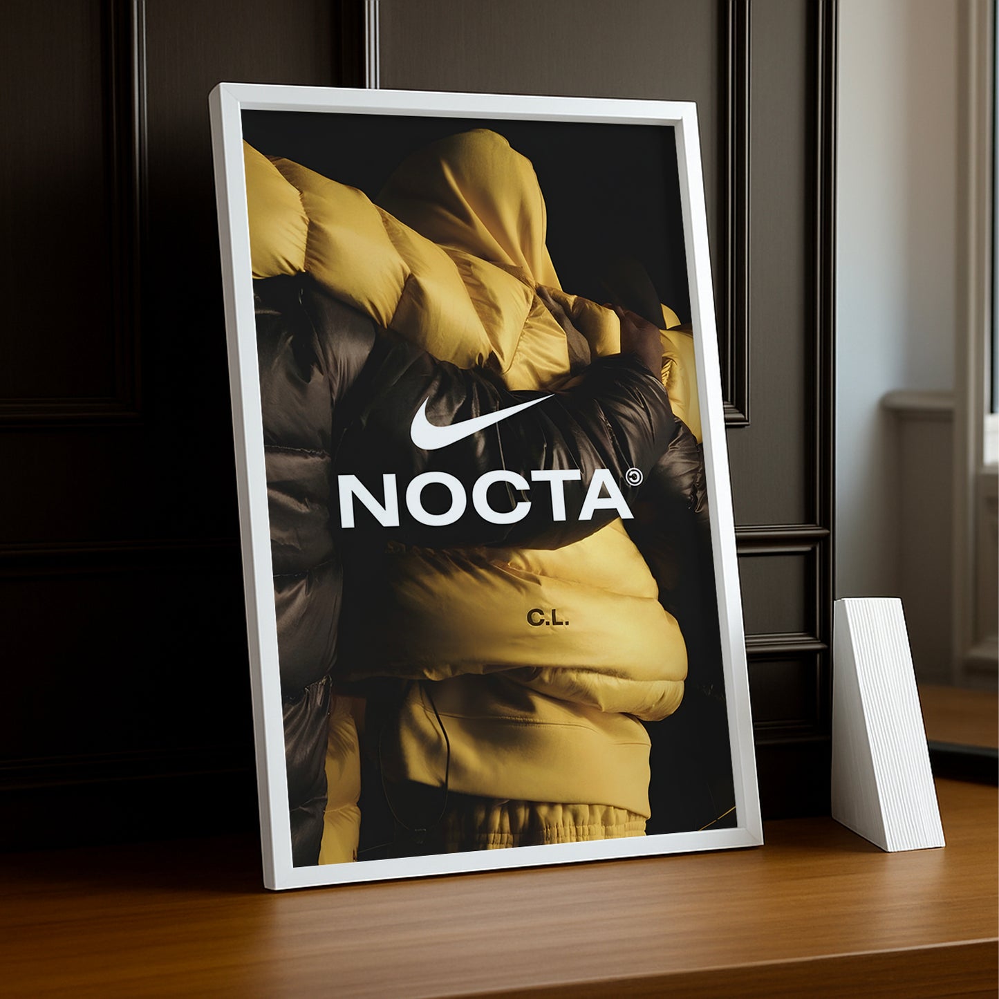 Cadre photo Nocta x Nike jaune