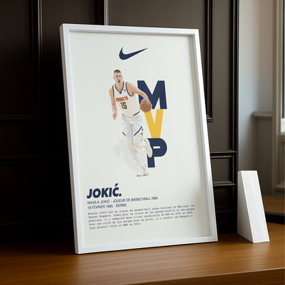 Cadre photo Nikola Jokic NBA