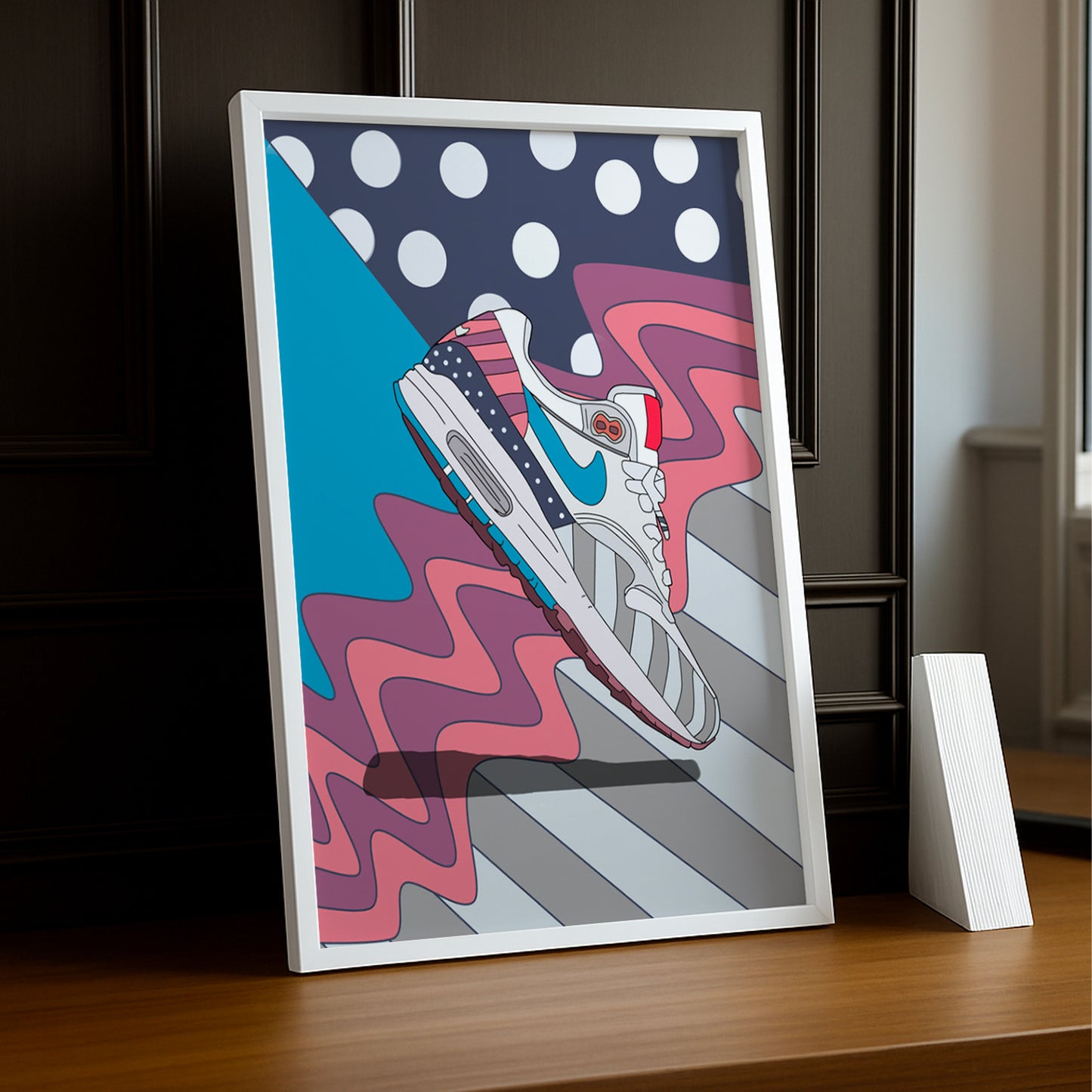 Cadre photo Nike Air Max Illustration