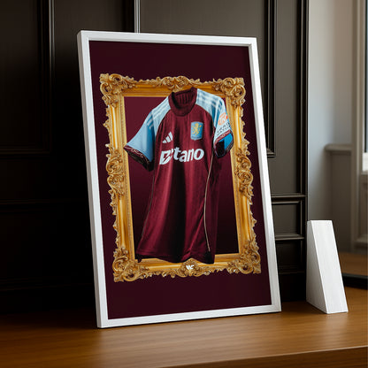 Cadre photo - Maillot Aston Villa Domicile 25-26