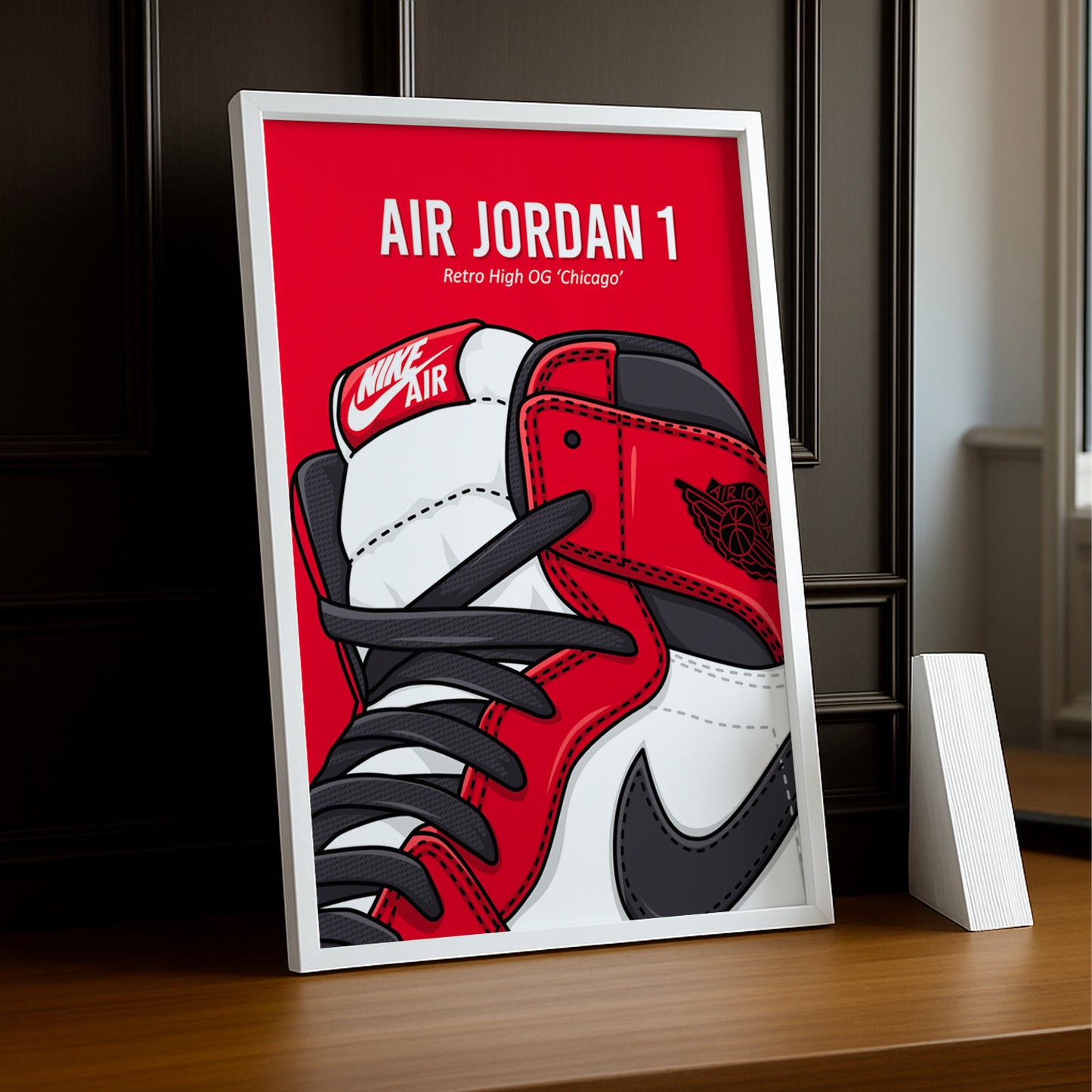 Cadre photo Air Jordan 1 High OG Chicago