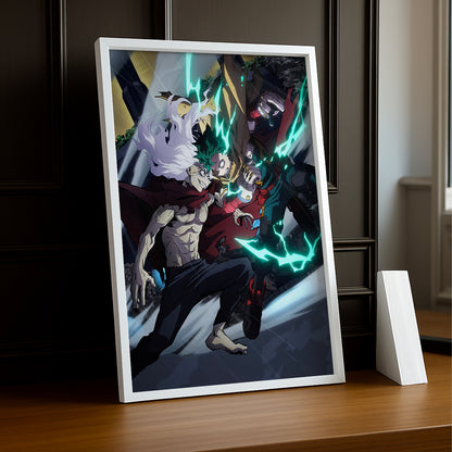 Cadre Photo My Hero Academia - Deku Fighting