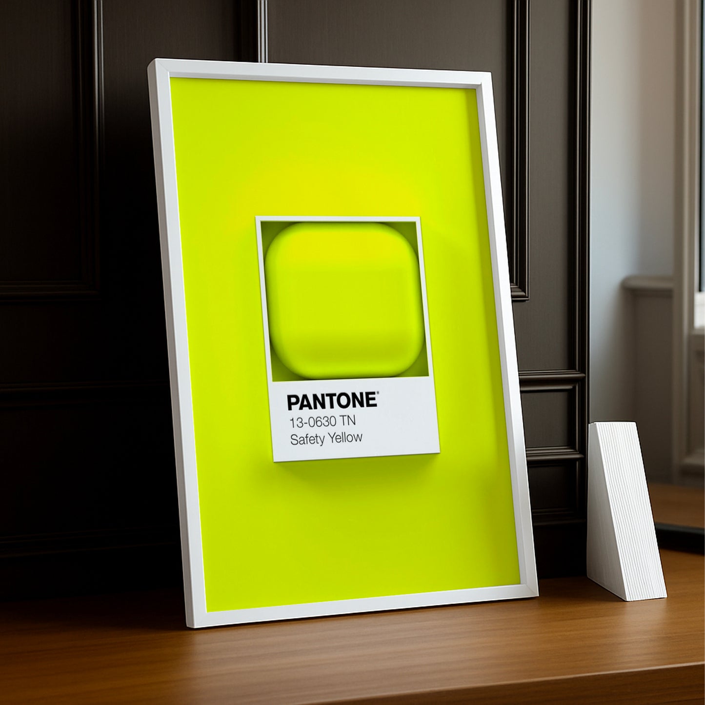 Cadre Photo Pantone Étiquette - Safety Yellow