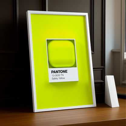 Cadre Photo Pantone Étiquette - Safety Yellow