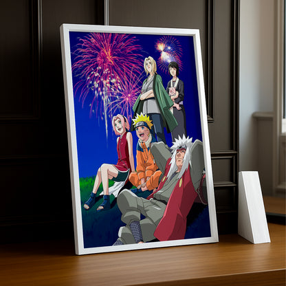 Cadre Photo Naruto - Feu d'artifice
