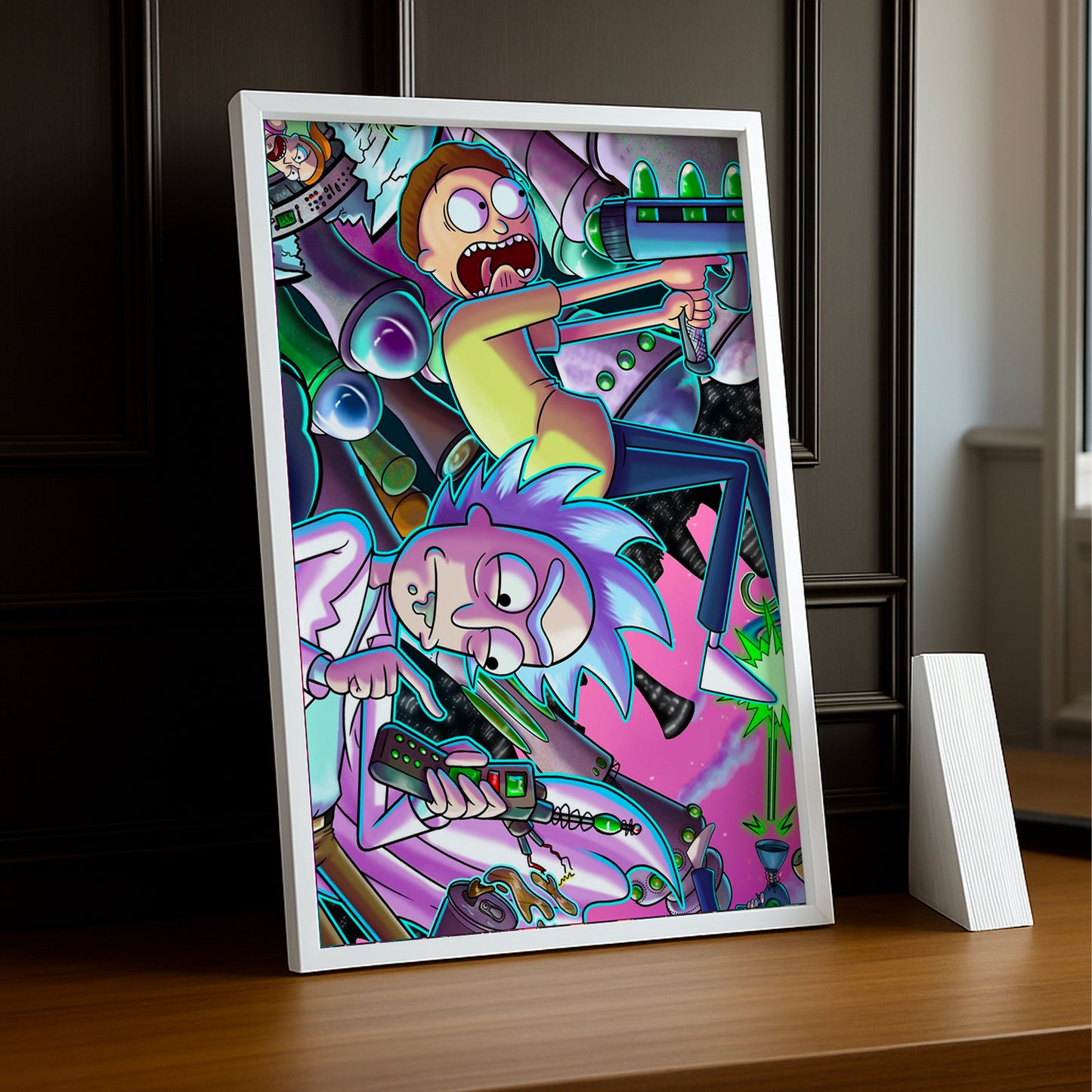 Cadre photo de Rick et Morty