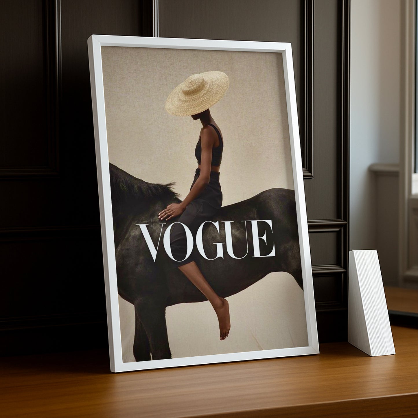 Poster Photo Vogue - Cheval