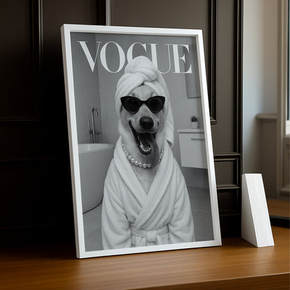 Cadre photo Vogue - Salle de bain
