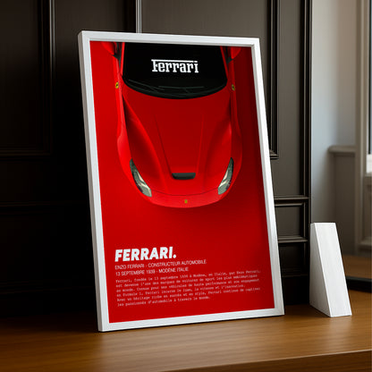 Cadre photo Enzo Ferrari