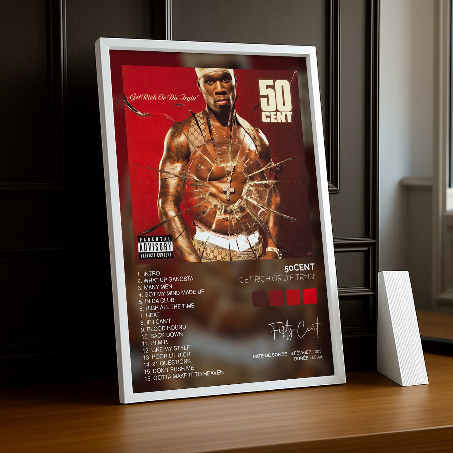 Poster 50Cent - Album Get Rich Or Die Trying