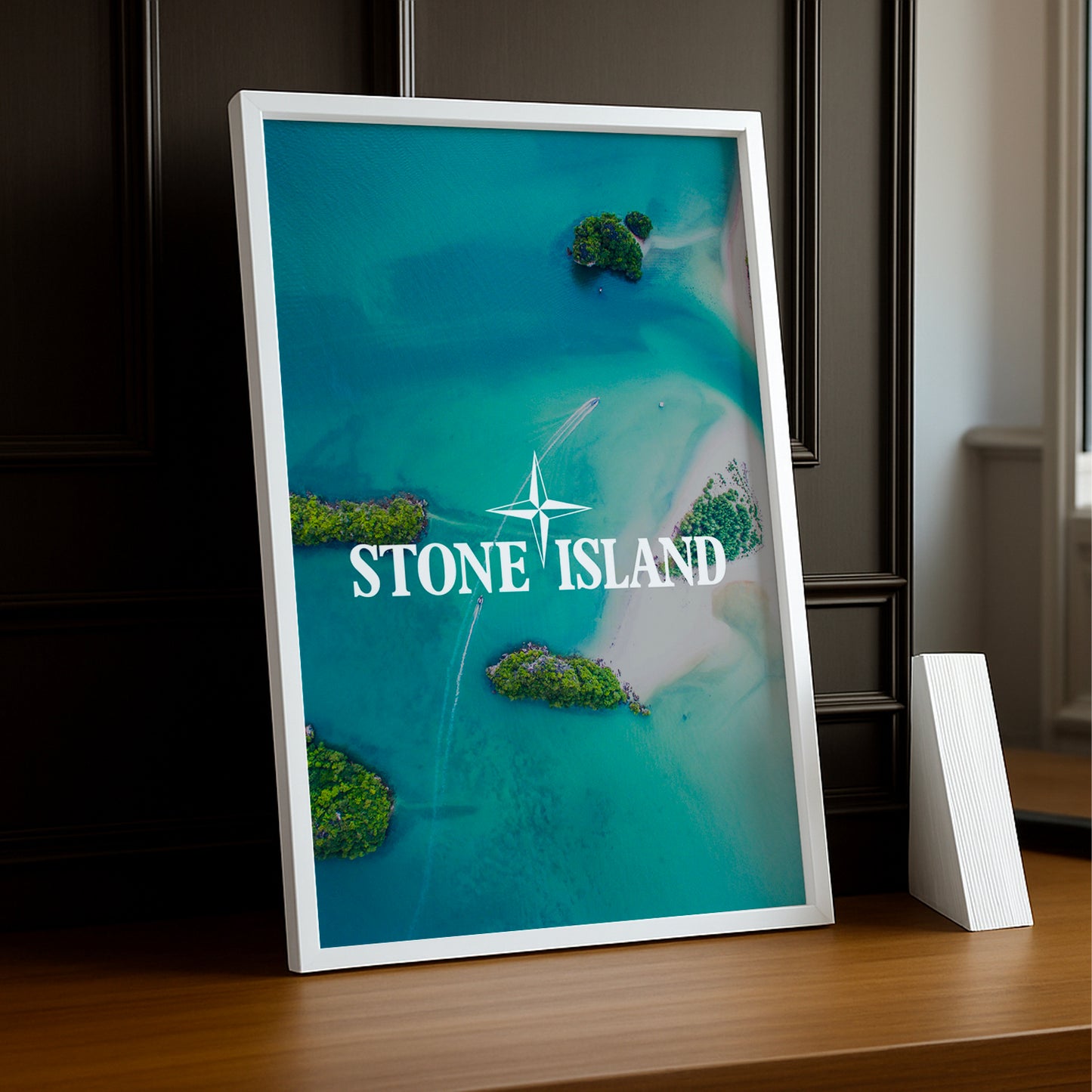 Poster Stone Island - Île Paradisiaque