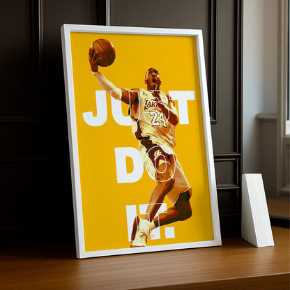 Cadre photo NBA - Just Do It Kobe Bryant