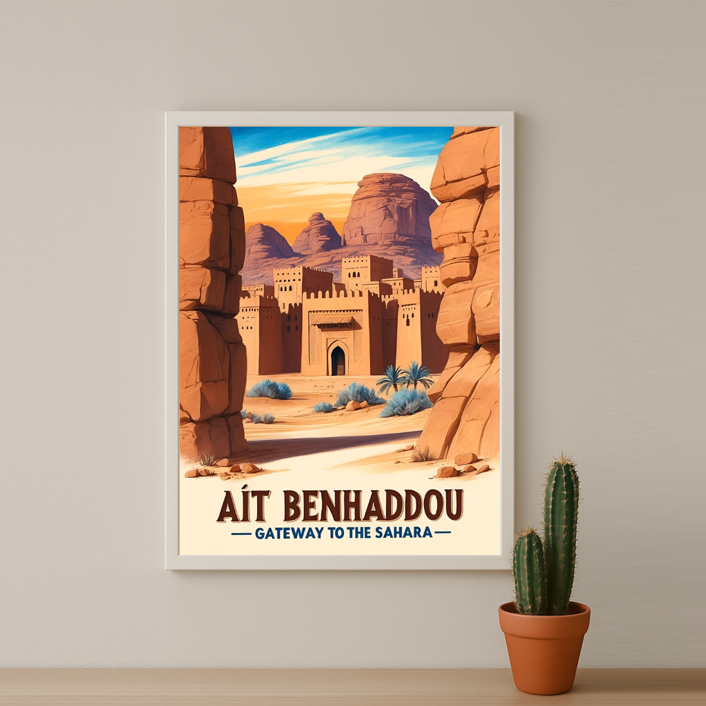 Ait Benhaddou Sahara Maroc - Poster