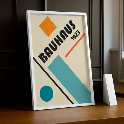 Cadre Photo Bauhaus - 1923 Orange & Blue
