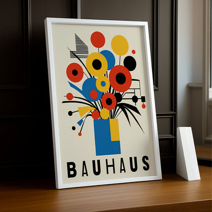 Cadre photo Bauhaus bouquet de fleurs