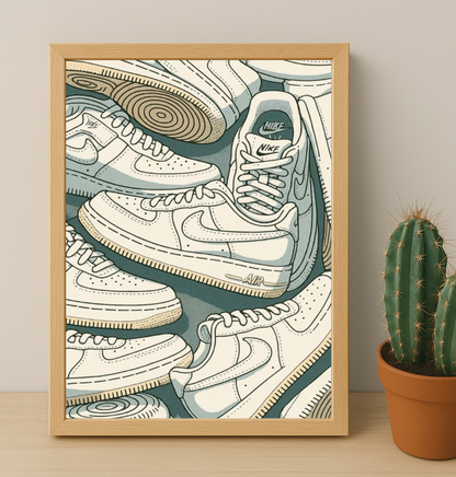 Poster Nike Air Force 1 Alls