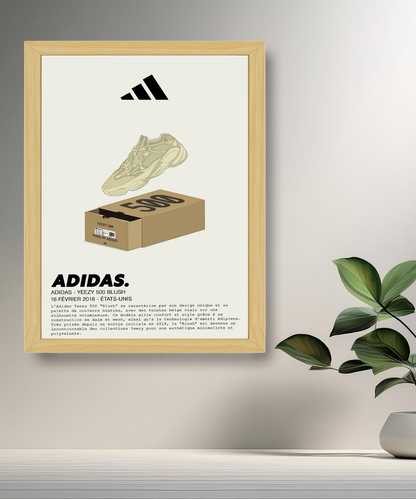 Adidas Yeezy 500 Blush Fotorahmen 