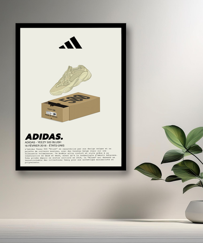 Adidas Yeezy 500 Blush Fotorahmen 