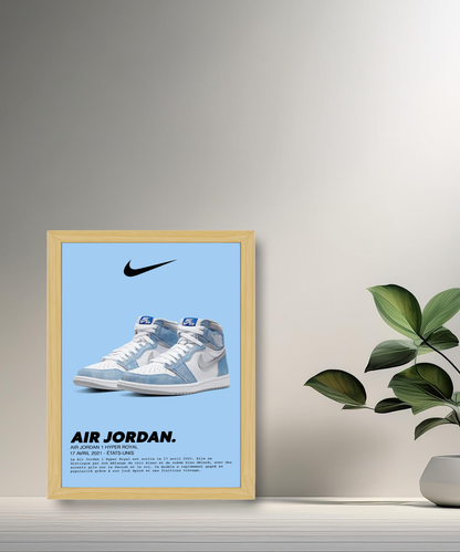 Air Jordan 1 High Hyper Royal Fotorahmen 