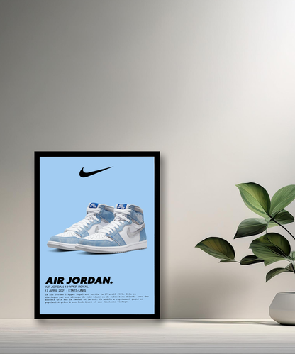 Air Jordan 1 High Hyper Royal Fotorahmen 