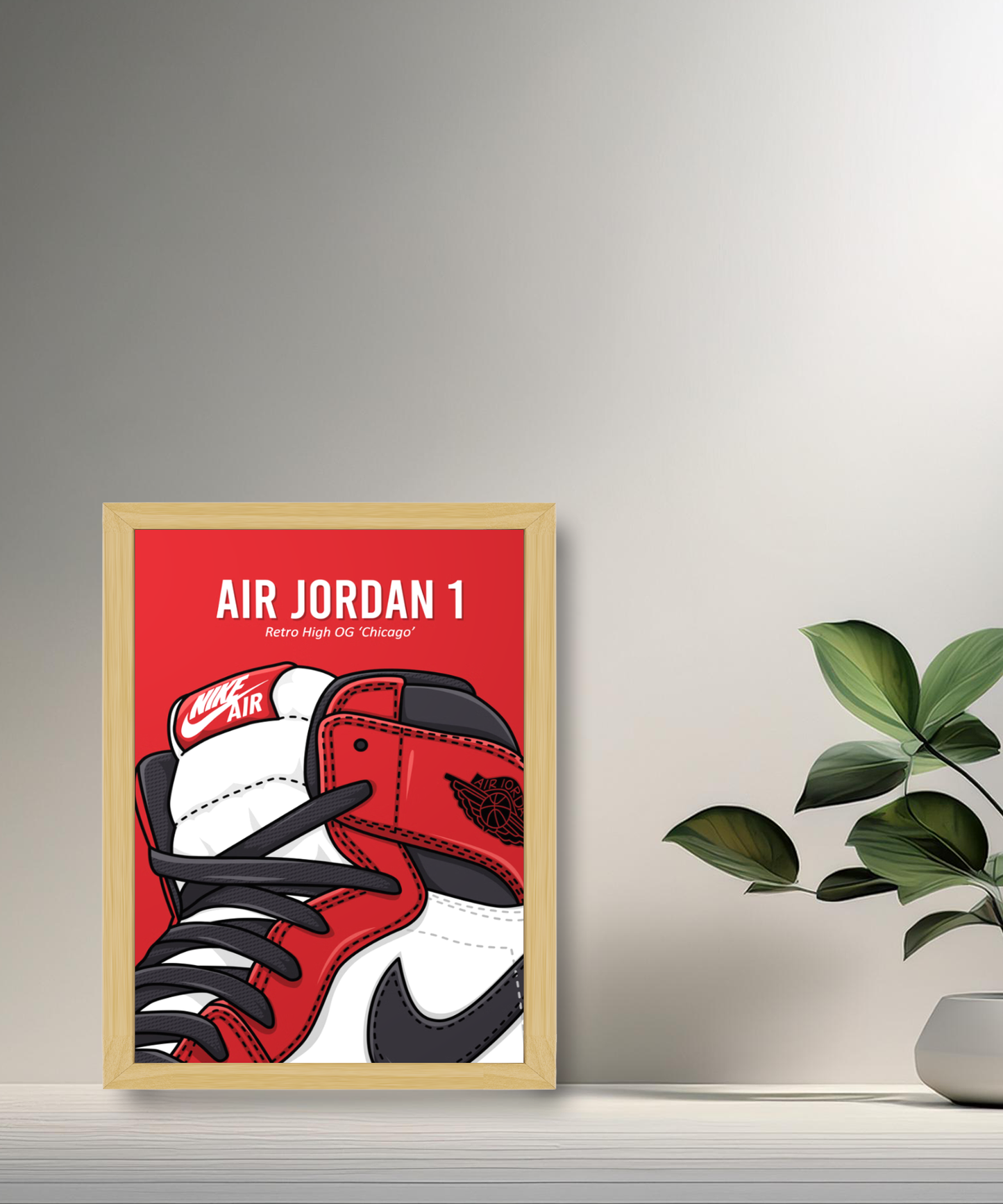 Cadre photo Air Jordan 1 High OG Chicago